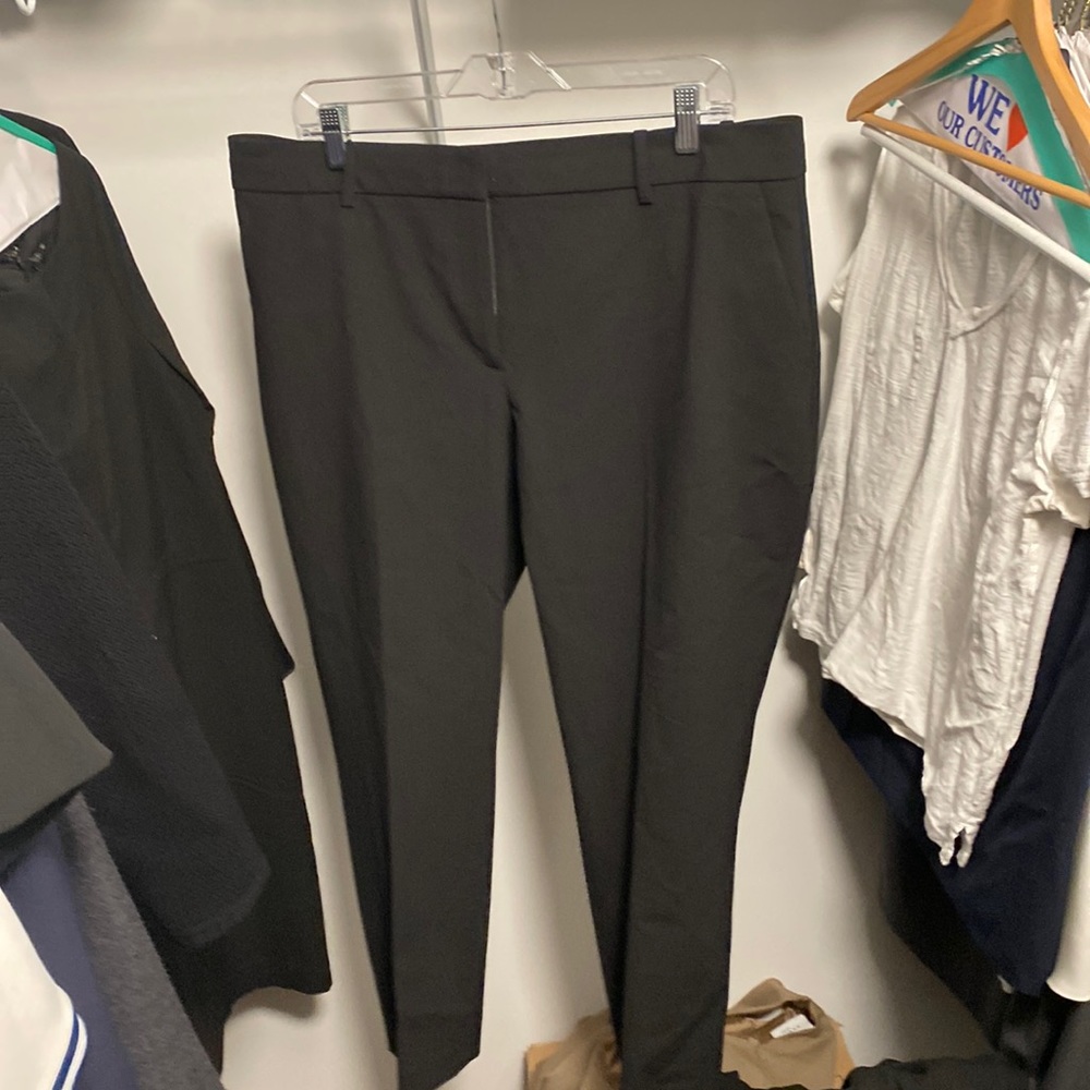 Theory Black Ankle Pants
